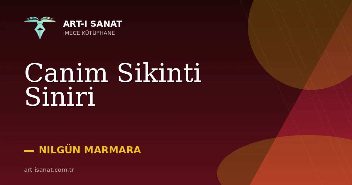 Canim Sikinti Siniri