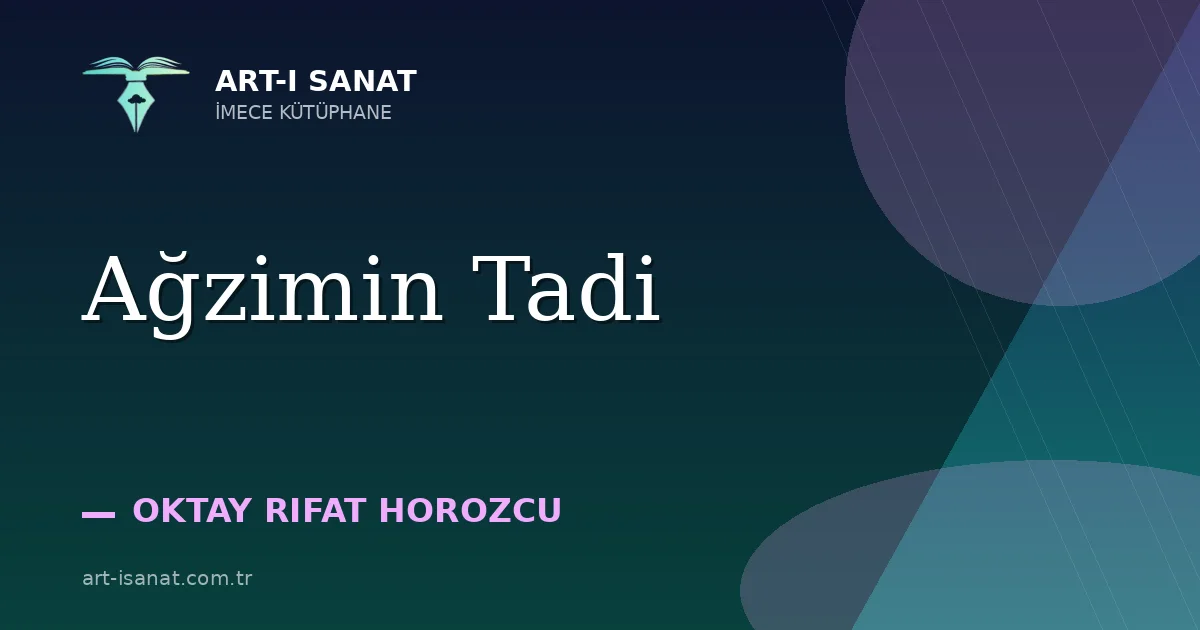 Ağzimin Tadi