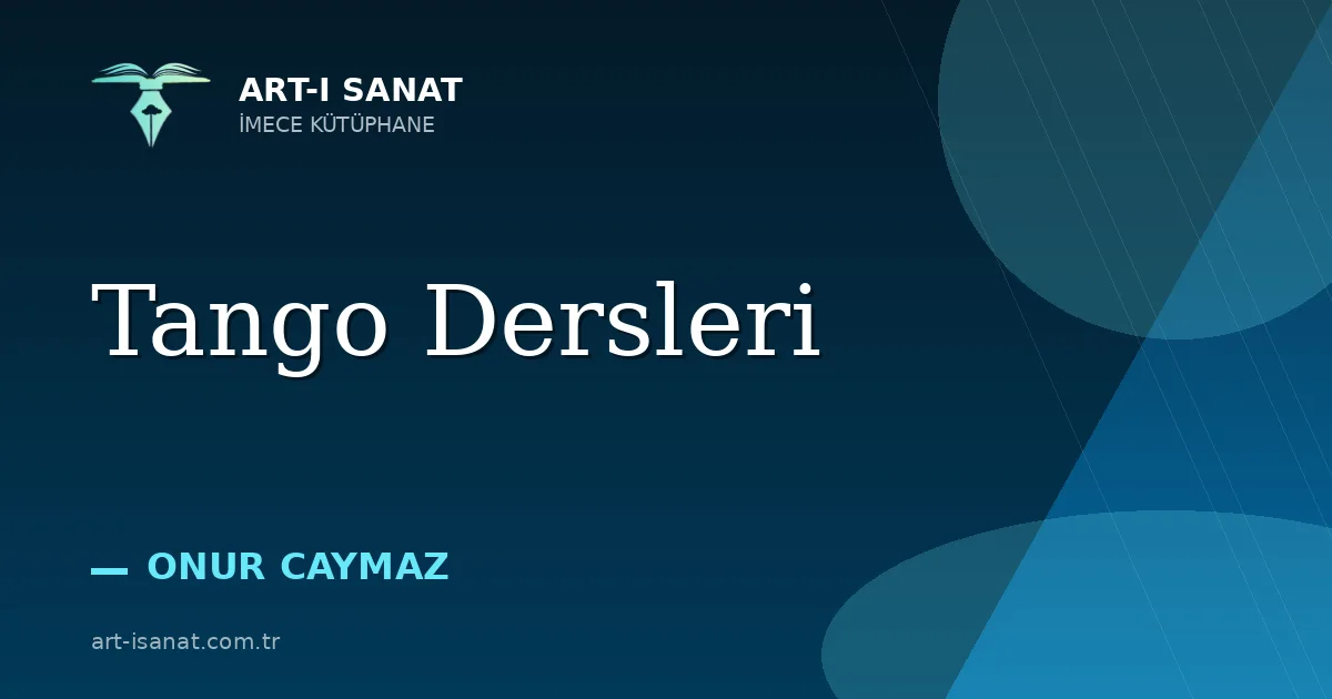 Tango Dersleri