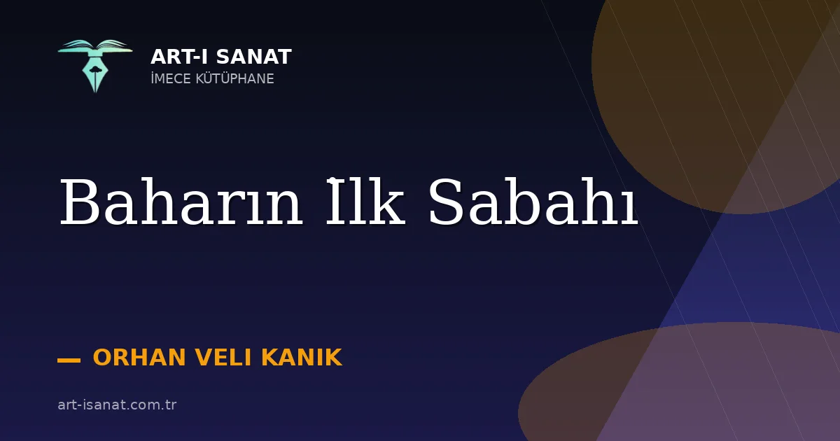 Baharın İlk Sabahı