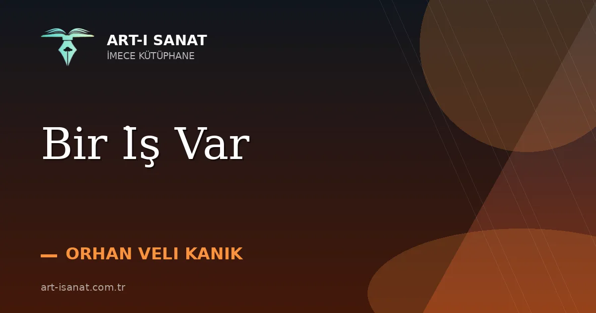 Bir İş Var