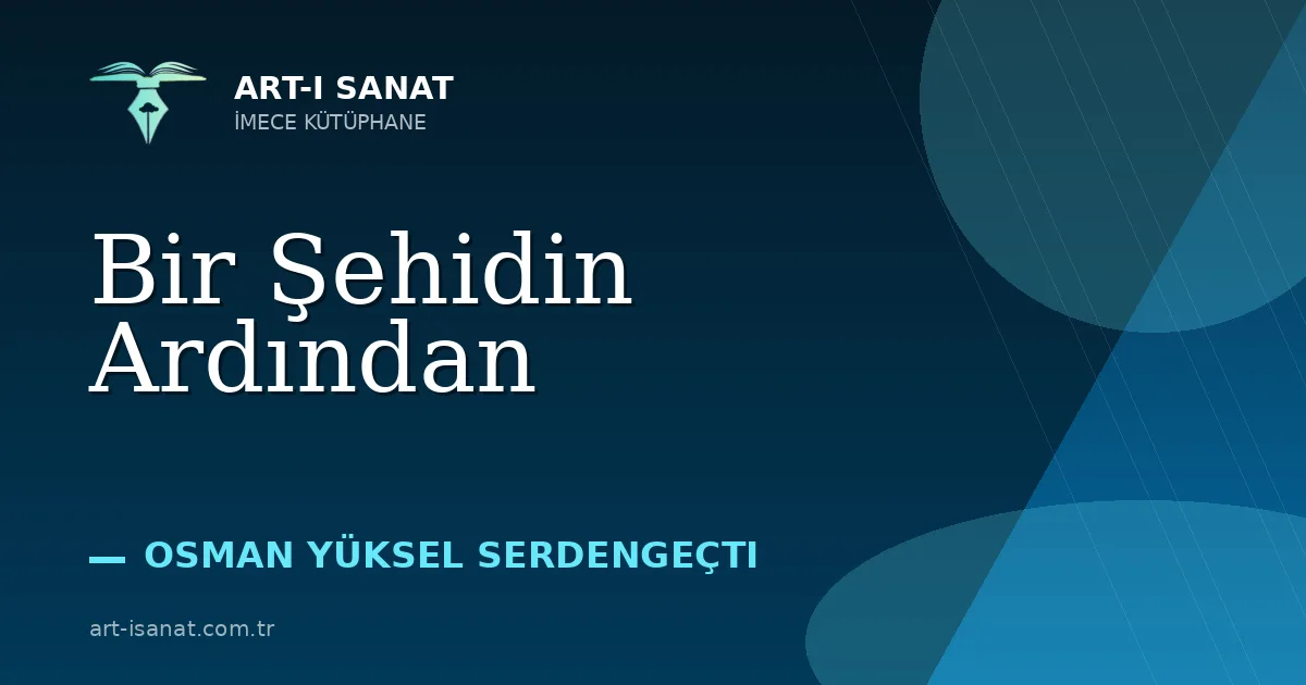 Bir Şehidin Ardından