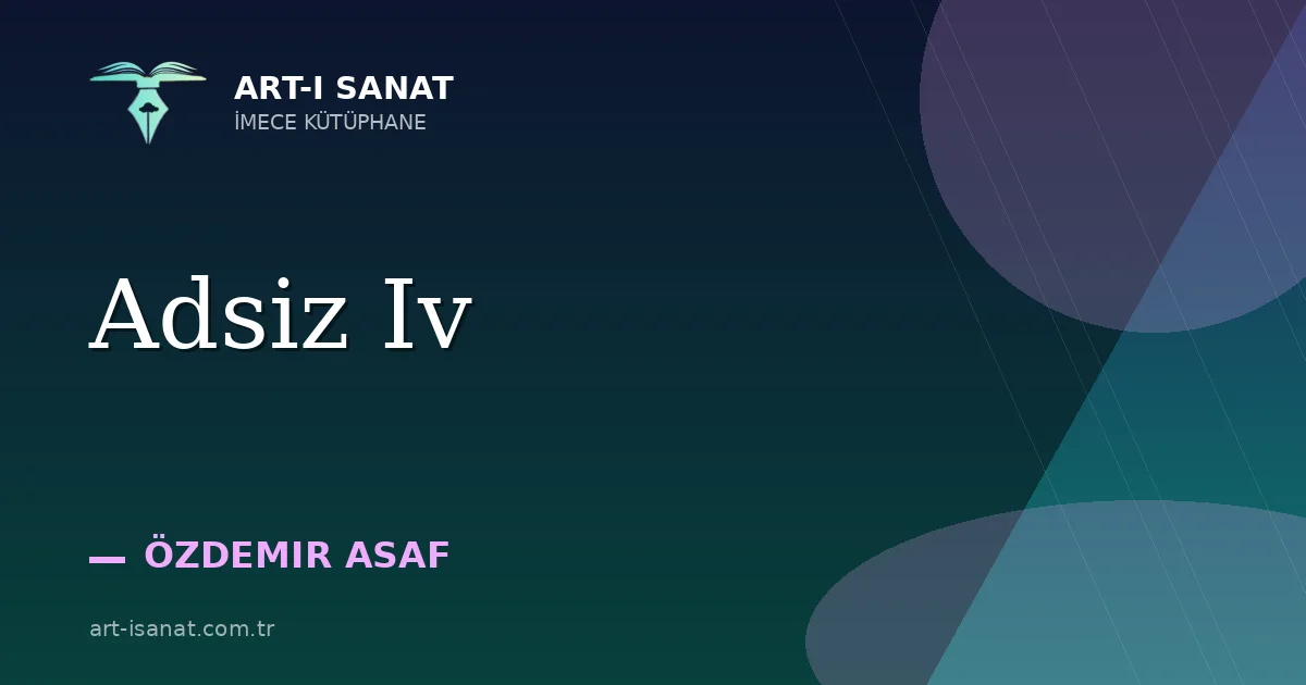 Adsiz Iv