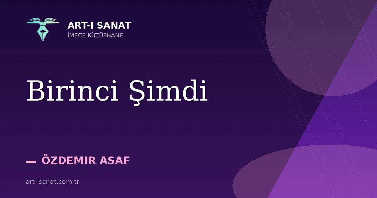 Birinci Şimdi