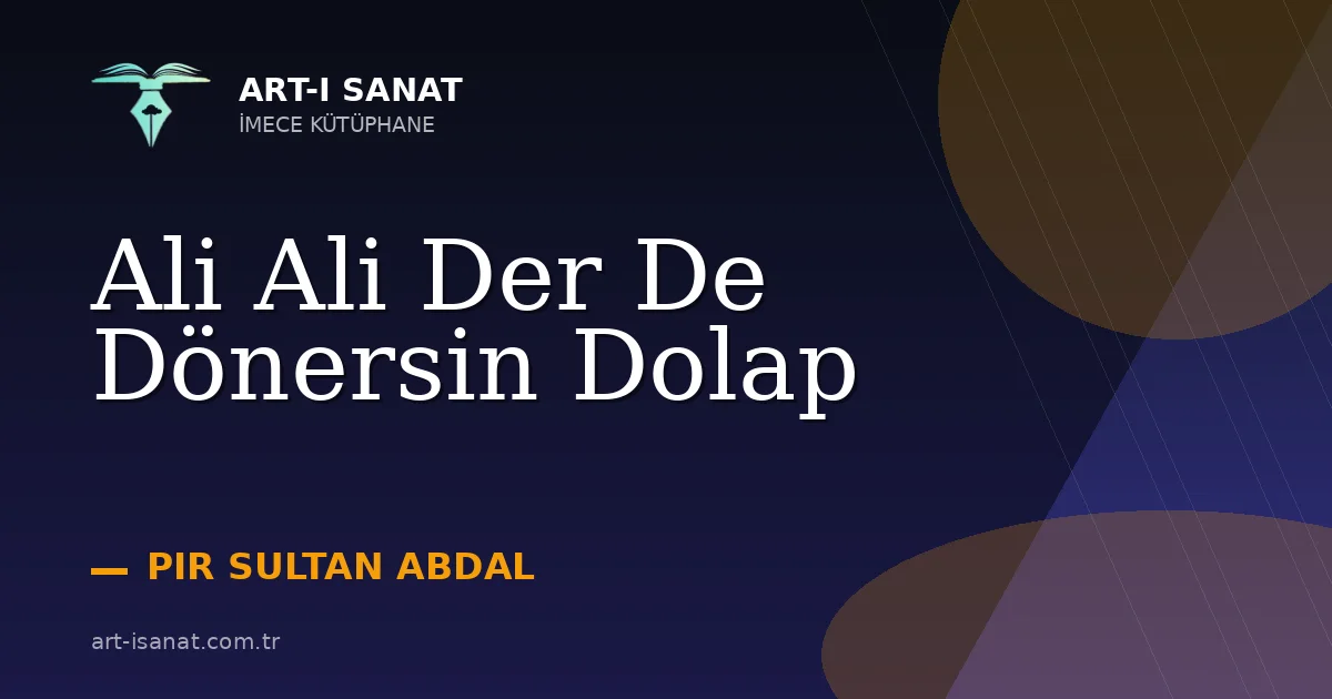 Ali Ali Der De Dönersin Dolap