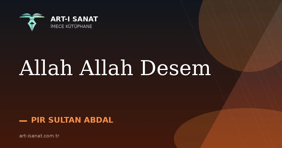 Allah Allah Desem