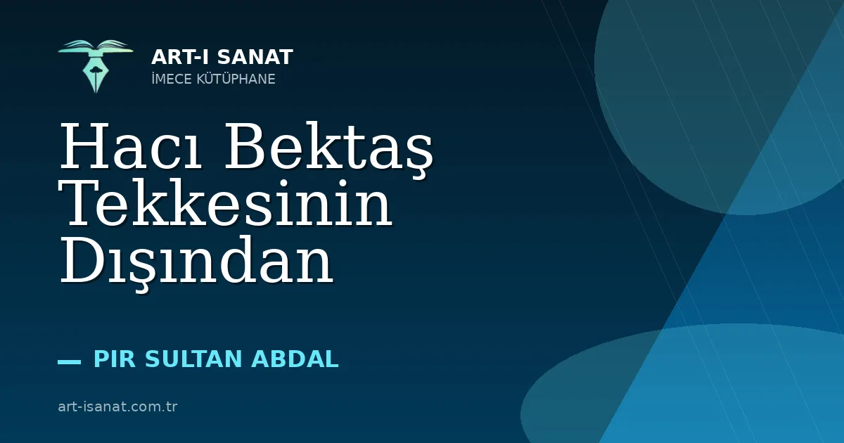 Hacı Bektaş Tekkesinin Dışından