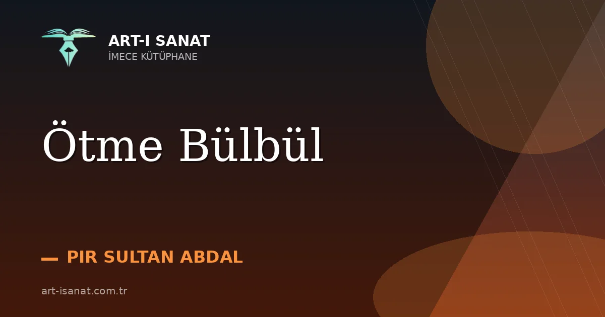 Ötme Bülbül