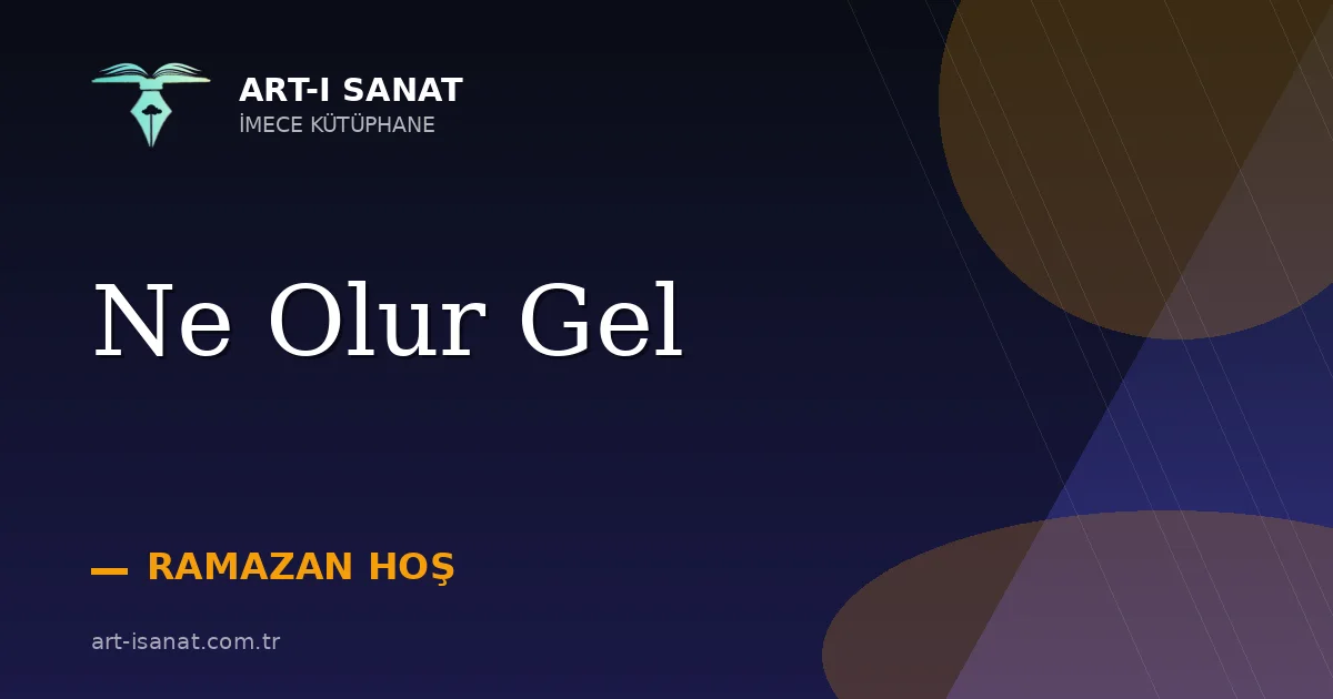 Ne Olur Gel