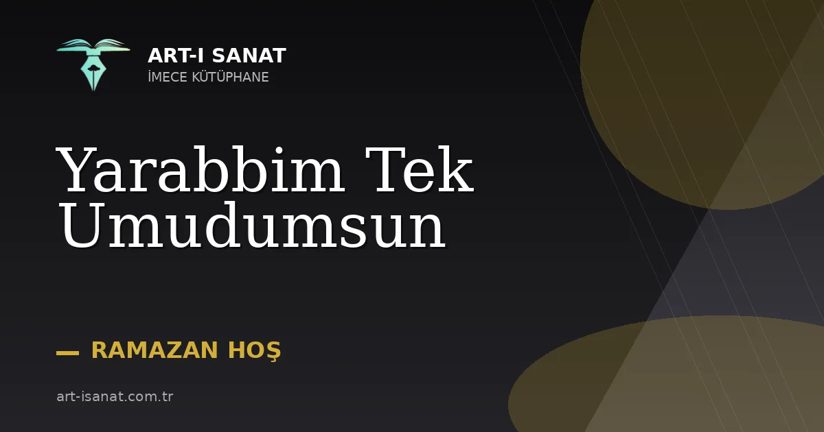 Yarabbim Tek Umudumsun