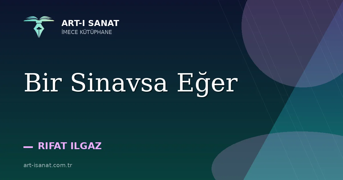 Bir Sinavsa Eğer