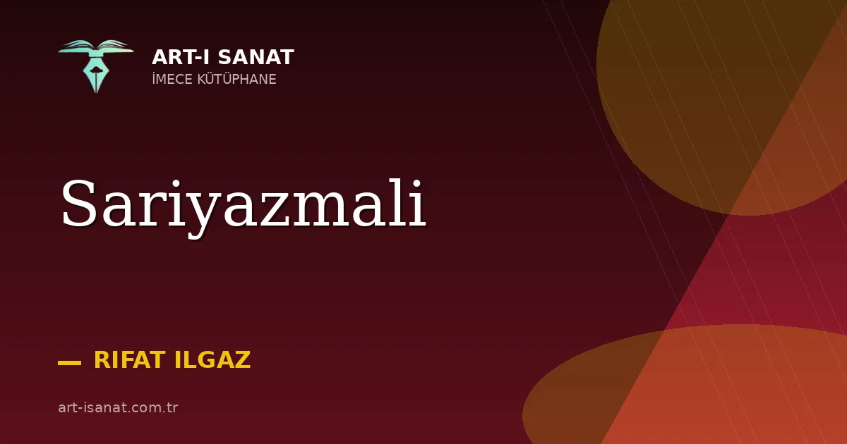 Sariyazmali