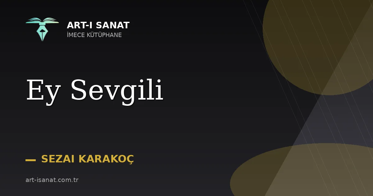 Ey Sevgili