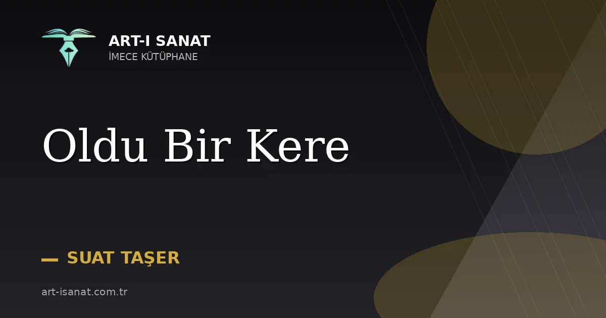 Oldu Bir Kere
