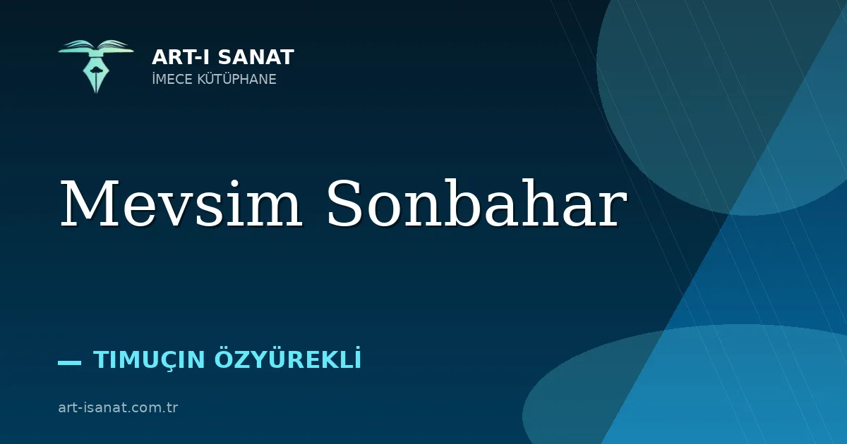 Mevsim Sonbahar