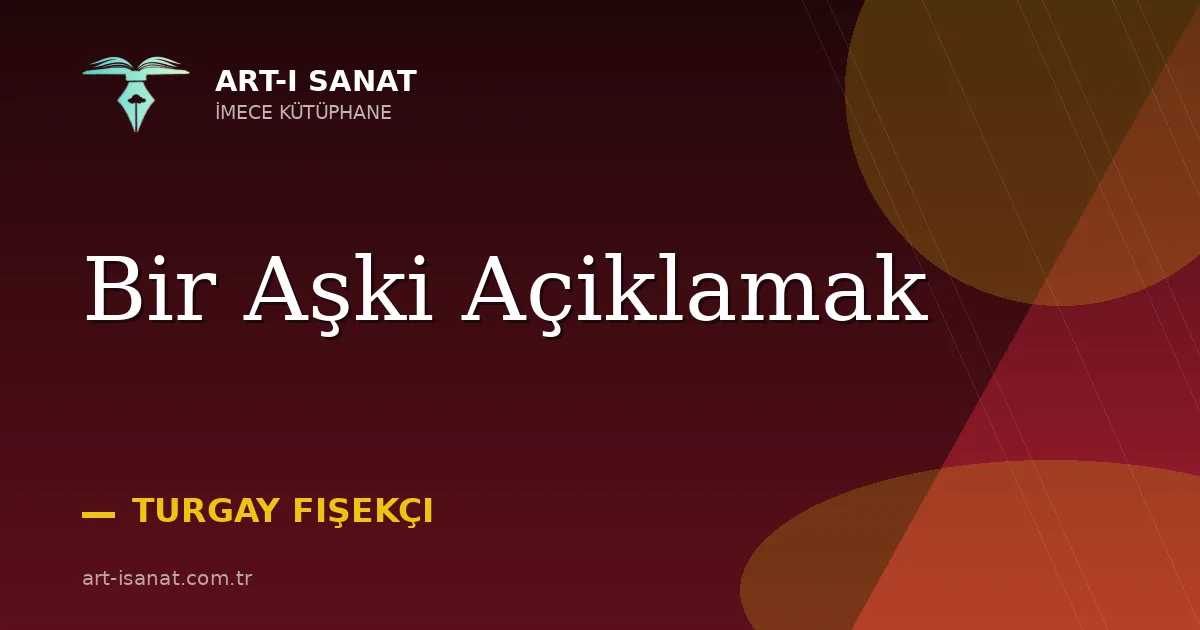 Bir Aşki Açiklamak