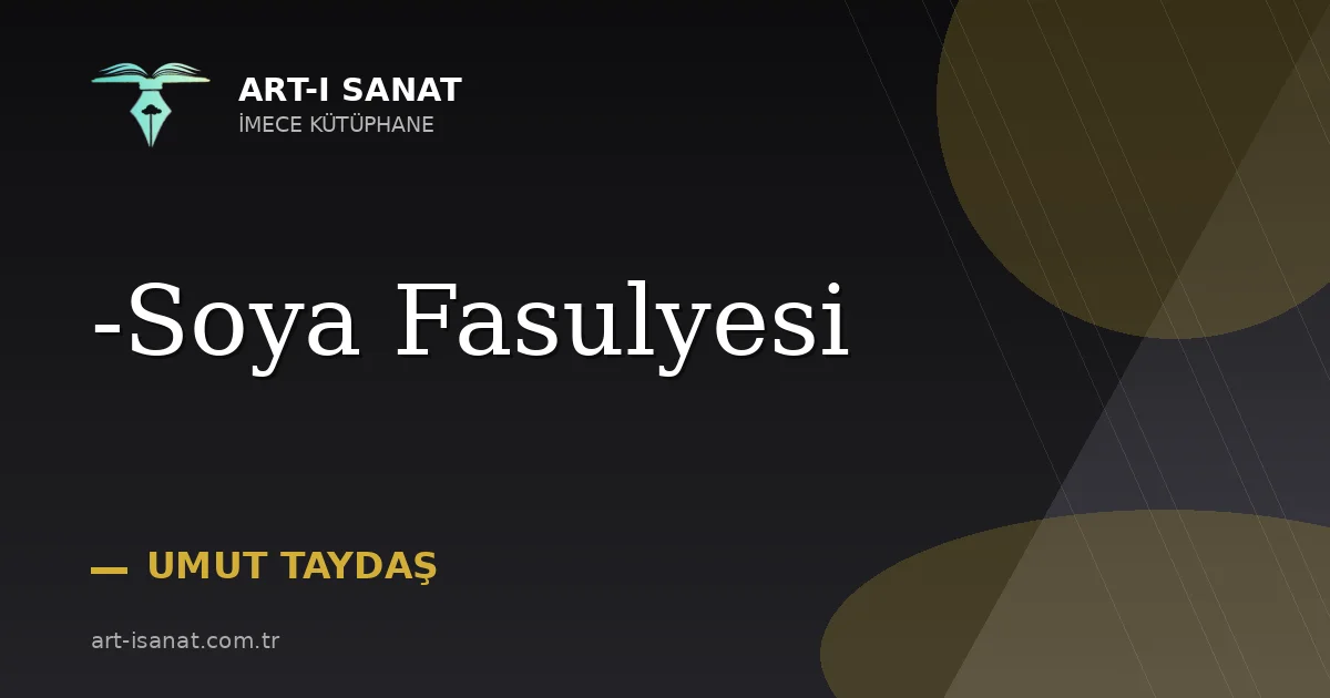 -Soya Fasulyesi