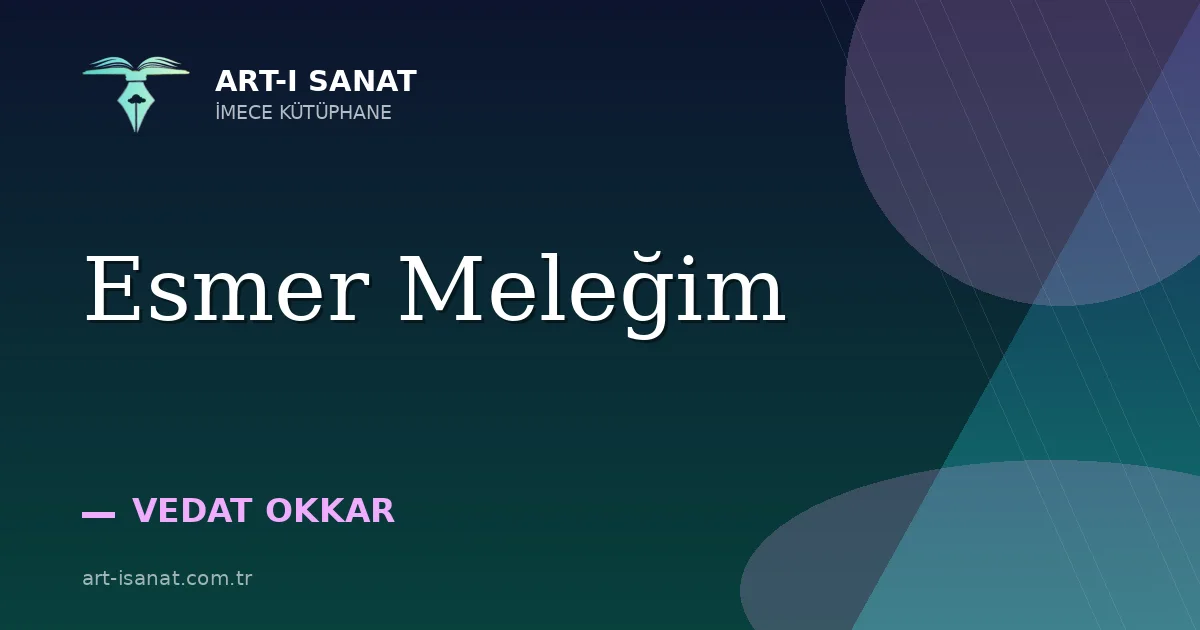 Esmer Meleğim