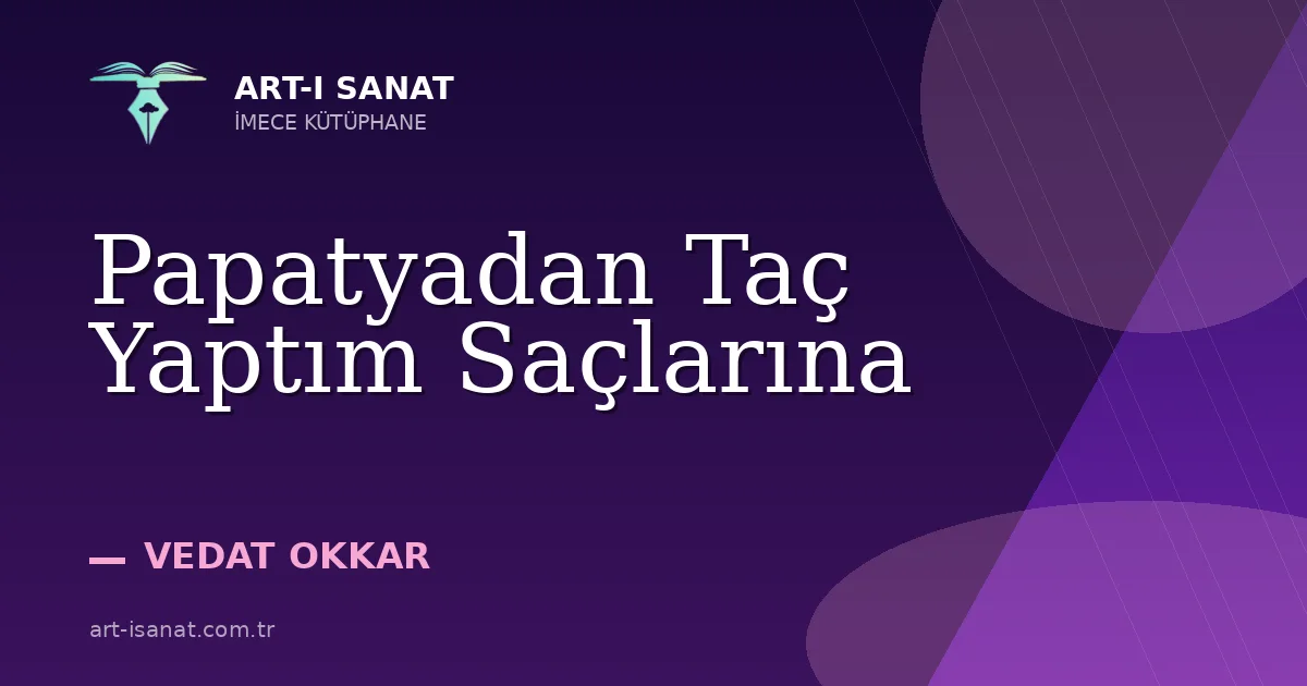 Papatyadan Taç Yaptım Saçlarına
