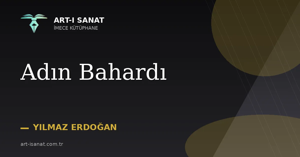 Adın Bahardı