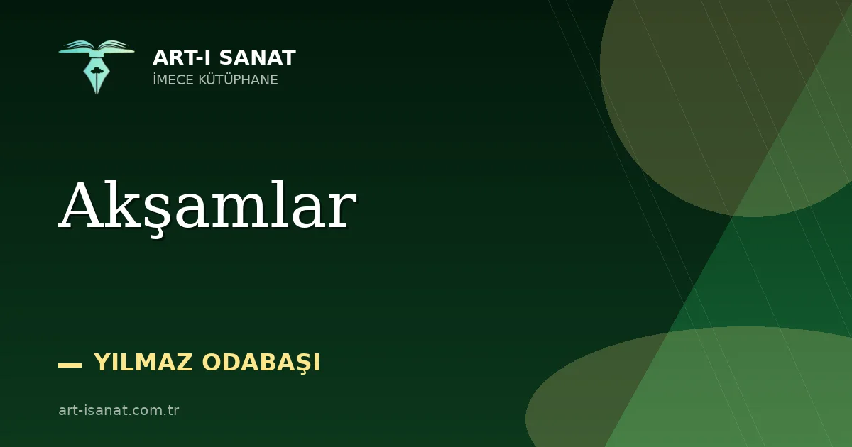 Akşamlar