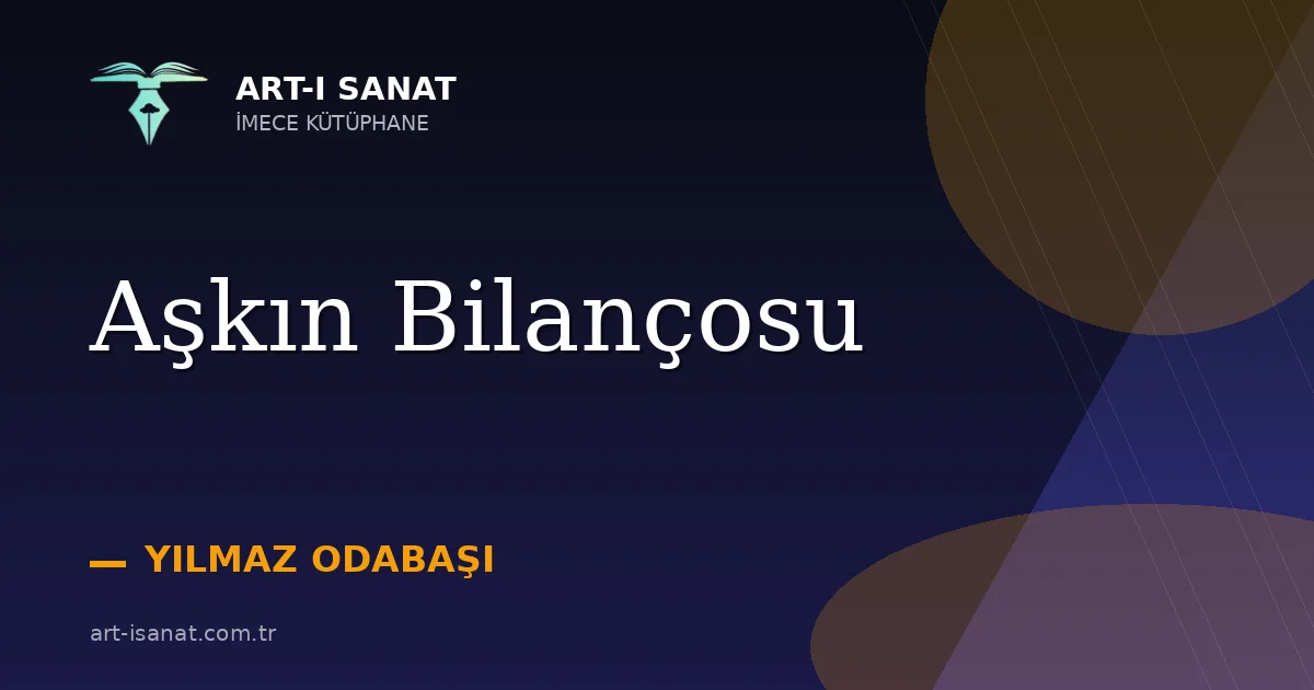 Aşkın Bilançosu