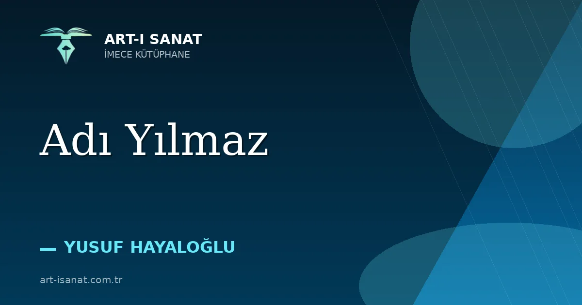 Adı Yılmaz