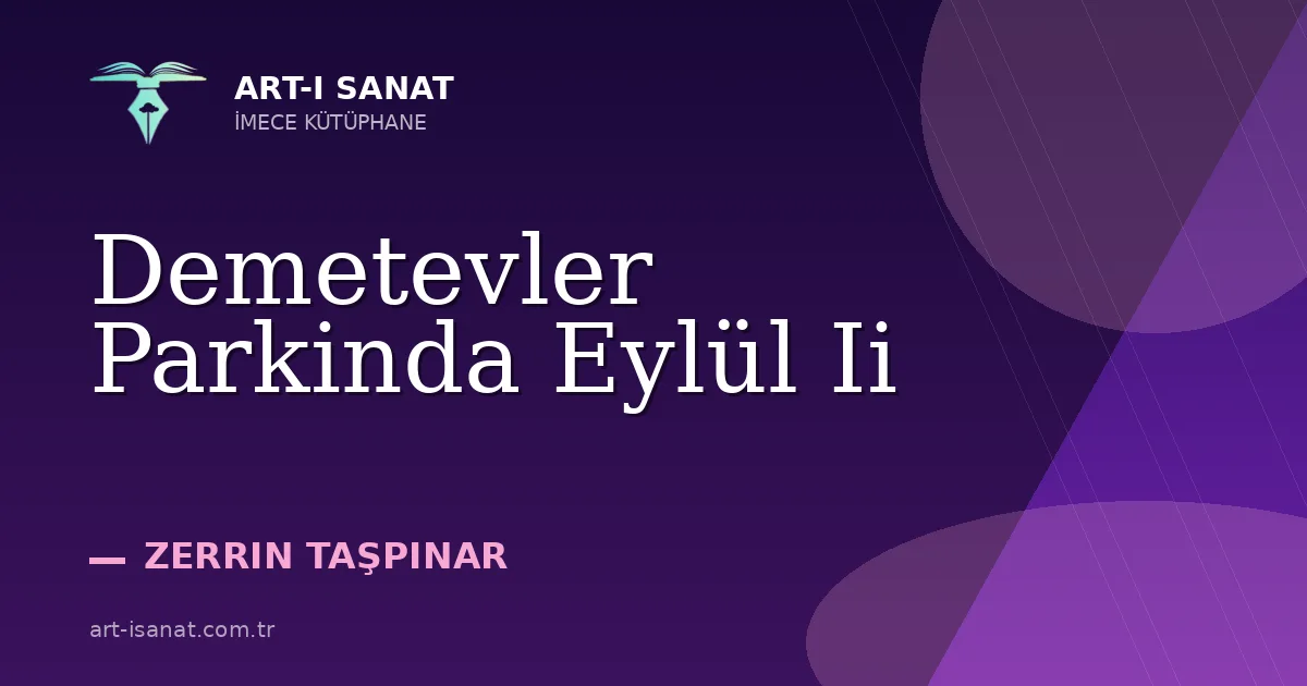 Demetevler Parkinda Eylül Ii