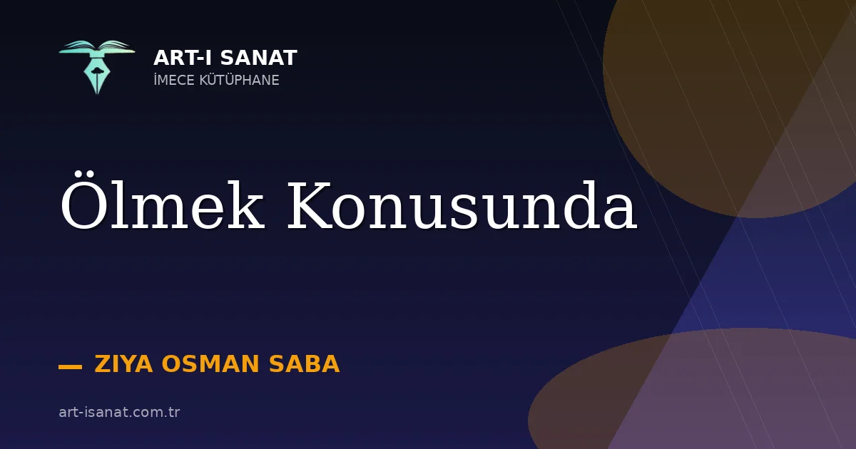 Ölmek Konusunda