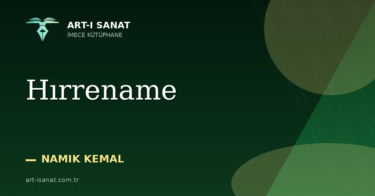 Hırrename