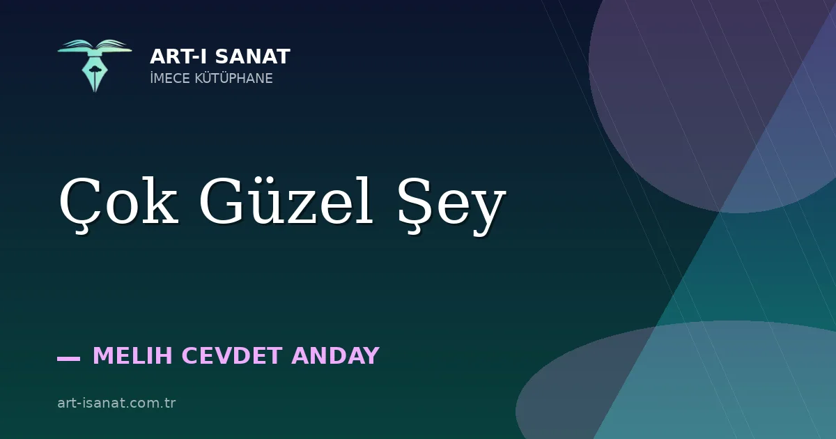 Çok Güzel Şey