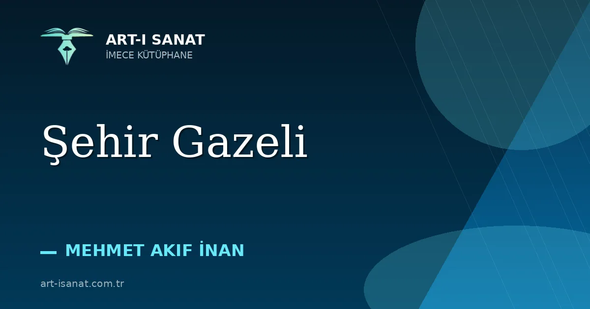 Şehir Gazeli