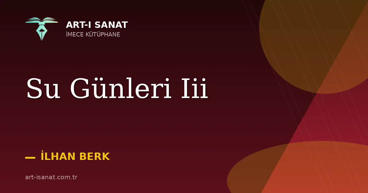 Su Günleri Iii