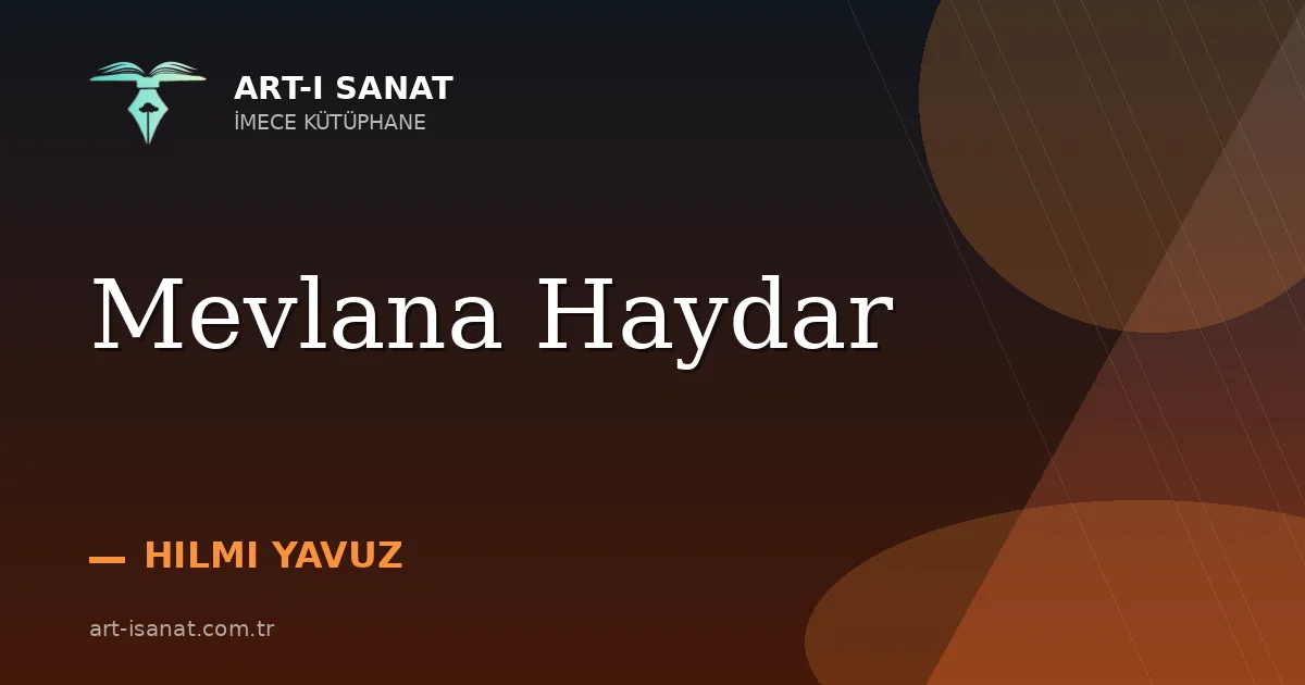 Mevlana Haydar