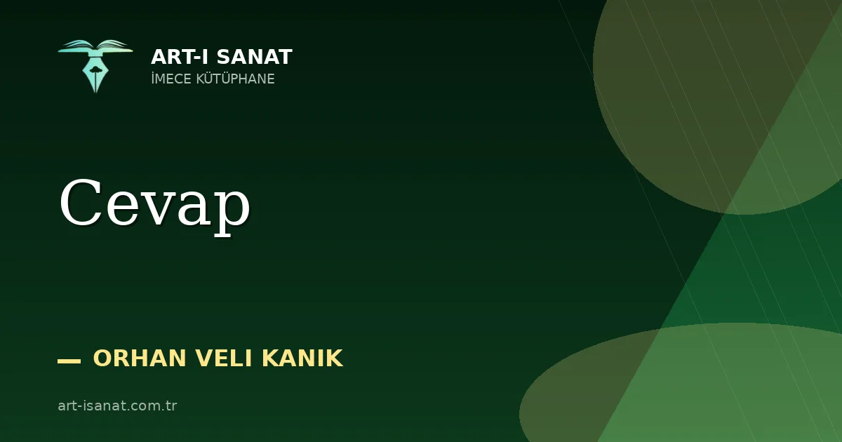 Cevap