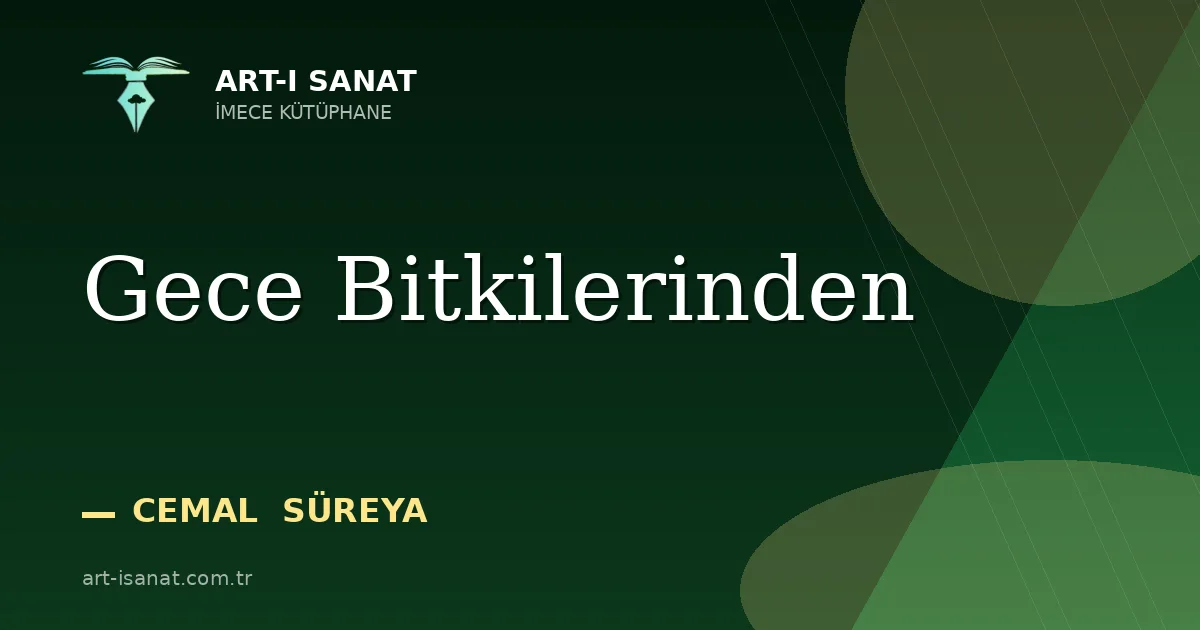Gece Bitkilerinden