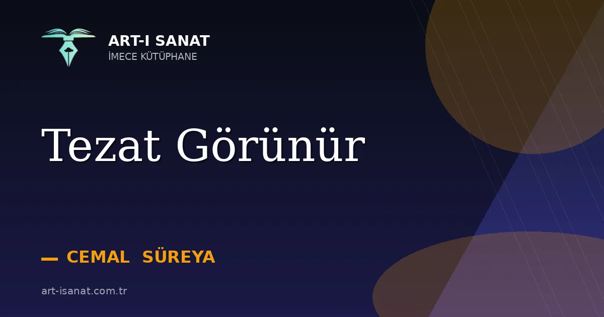 Tezat Görünür