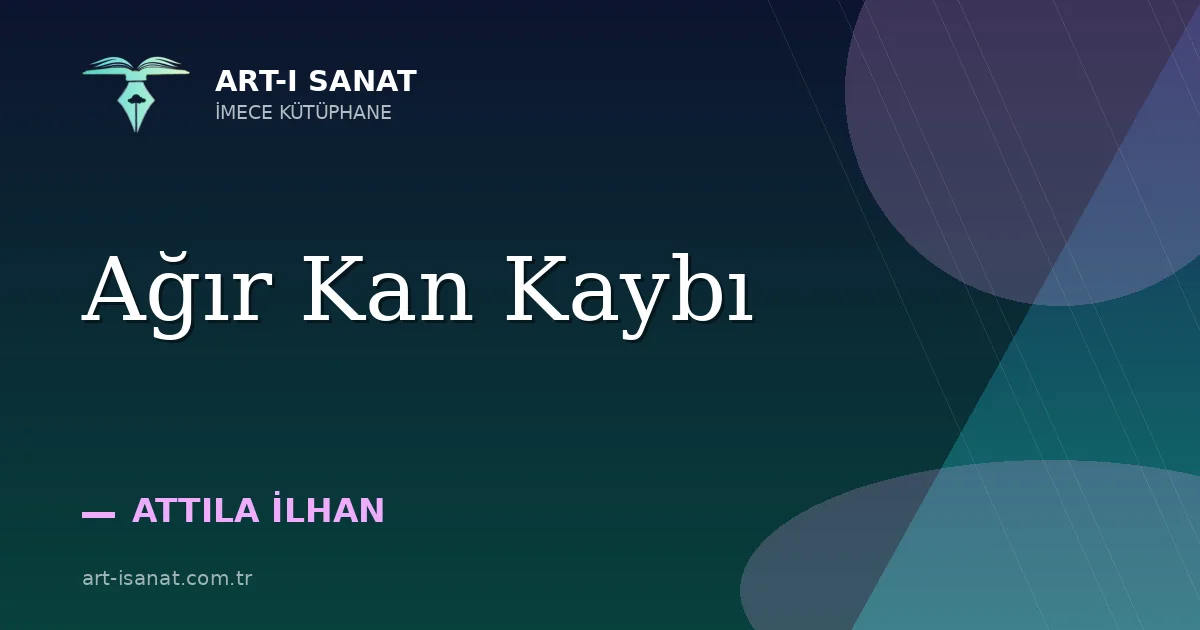 Ağır Kan Kaybı