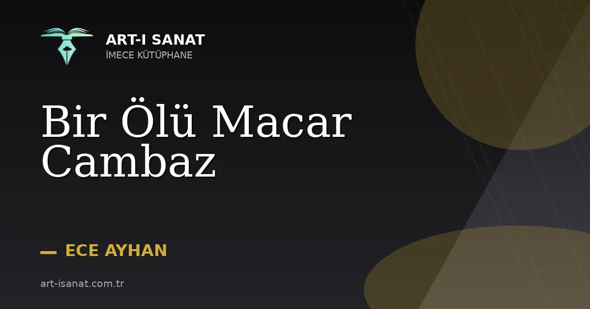 Bir Ölü Macar Cambaz