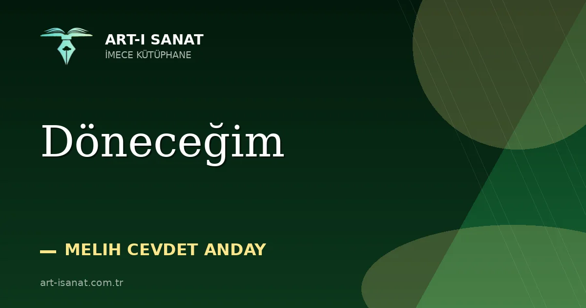 Döneceğim