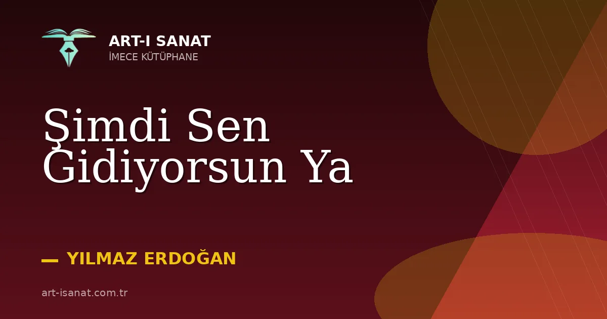 Şimdi Sen Gidiyorsun Ya