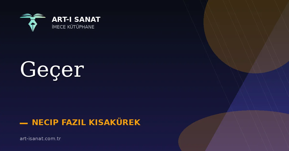 Geçer