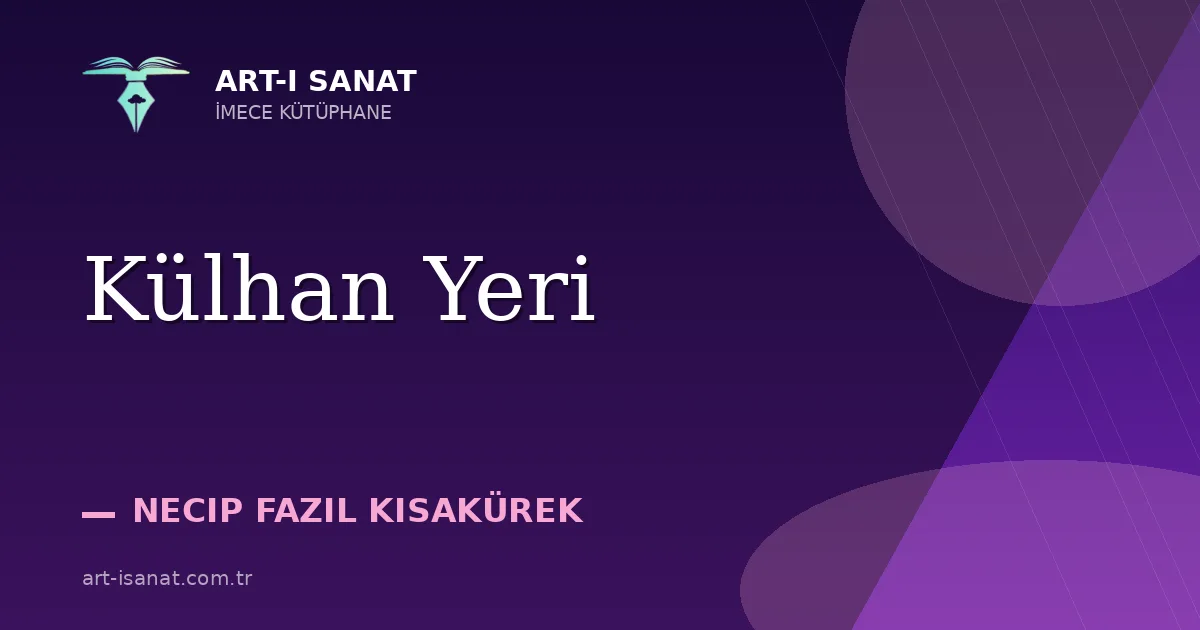 Külhan Yeri