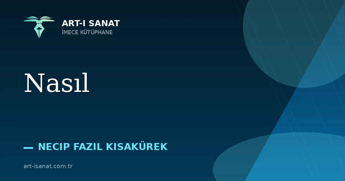 Nasıl