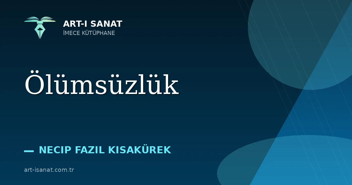 Ölümsüzlük
