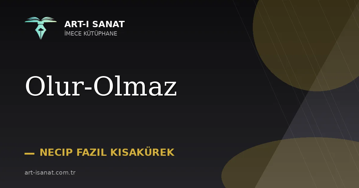 Olur-Olmaz
