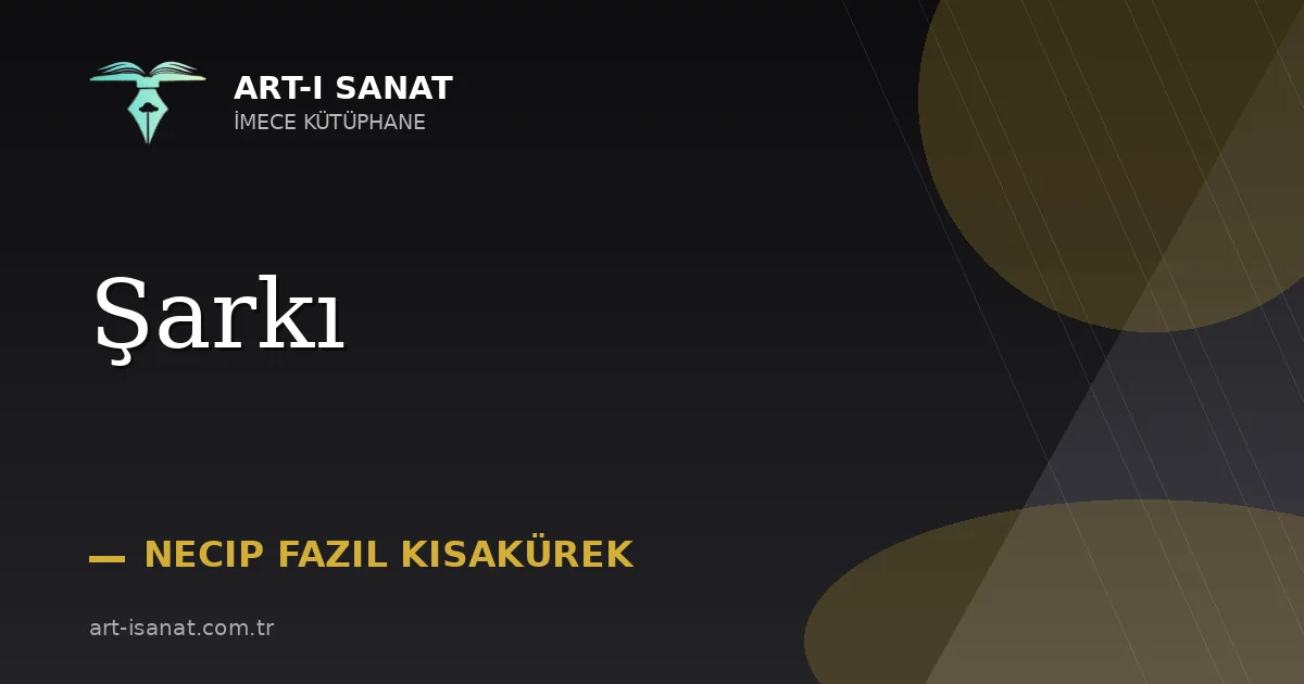 Şarkı