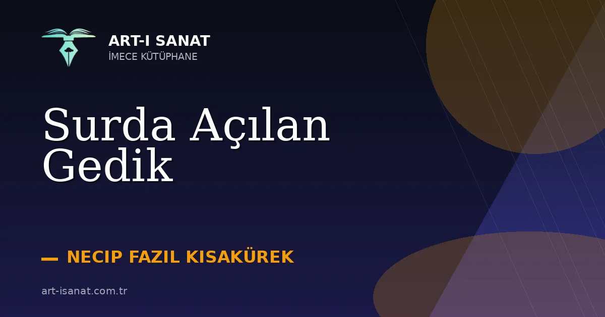 Surda Açılan Gedik