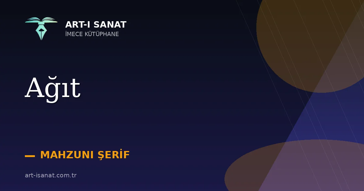 Ağıt