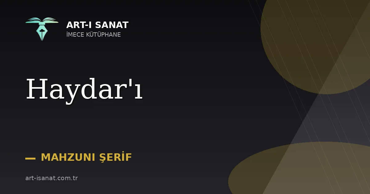 Haydar'ı